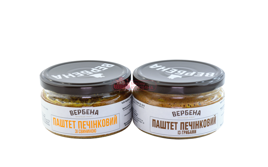 Вербена "Паштет Печінковий зі Свининою"скло0,2 кг шт - 2