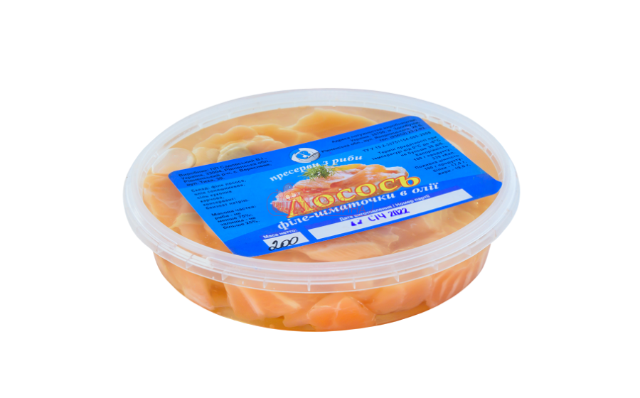 Садовський Лосось лоток в олії 0,200гр шт - 1